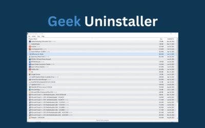 Geek Uninstaller Free Download for Windows – Best Software Uninstaller